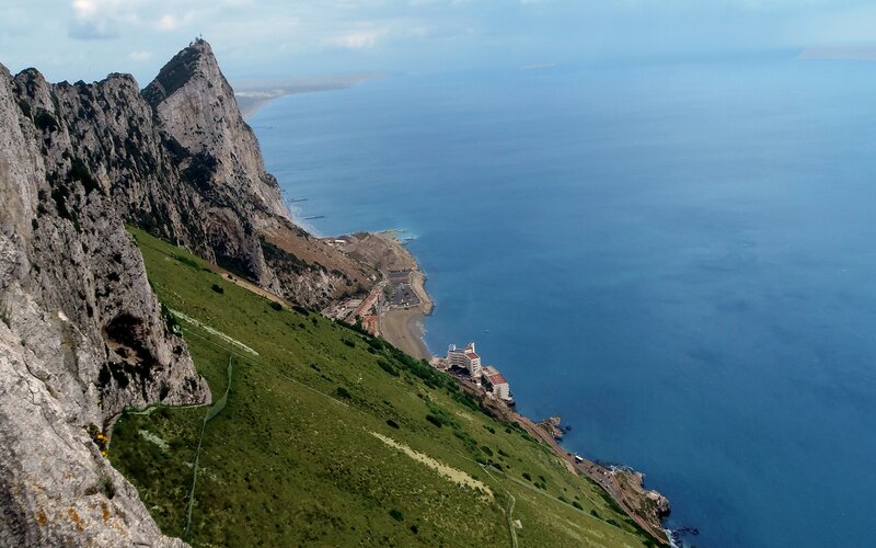 Rocky Cliff Overlooking Sea