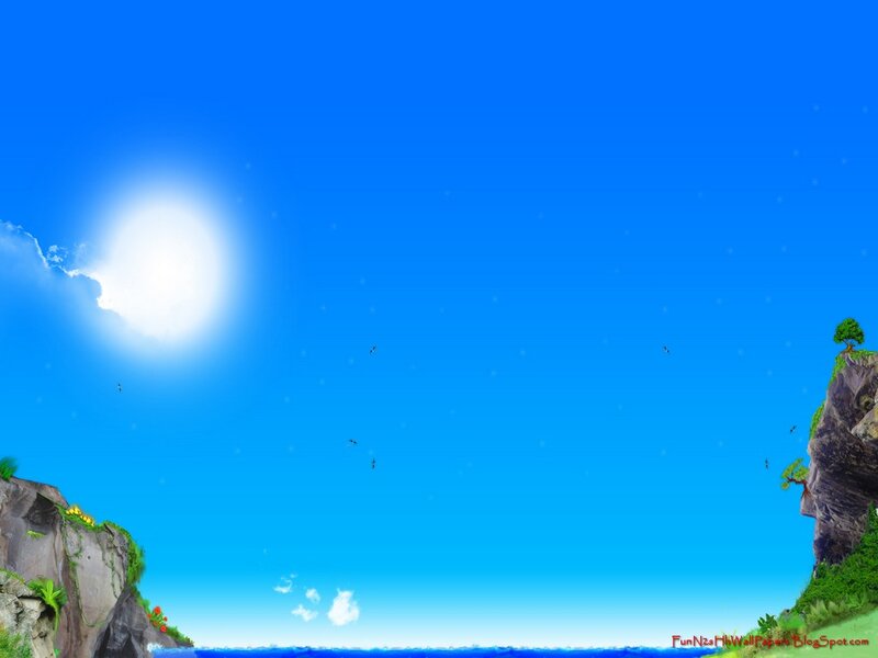 Rocky Cliffs and Blue Sky