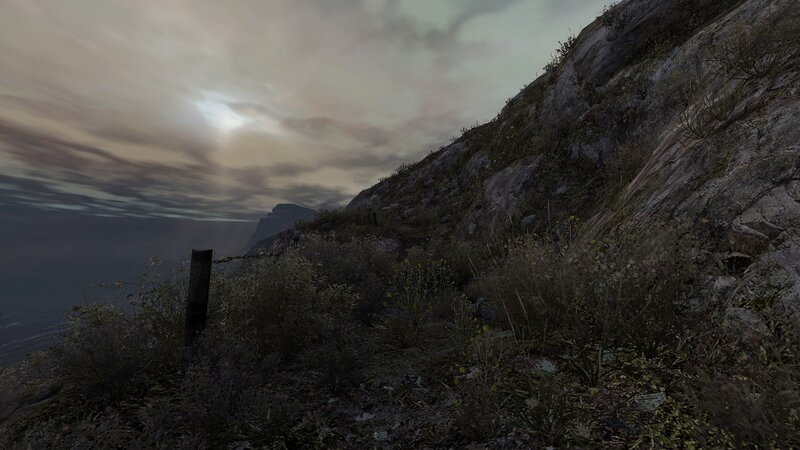 Rocky Cliffside Path