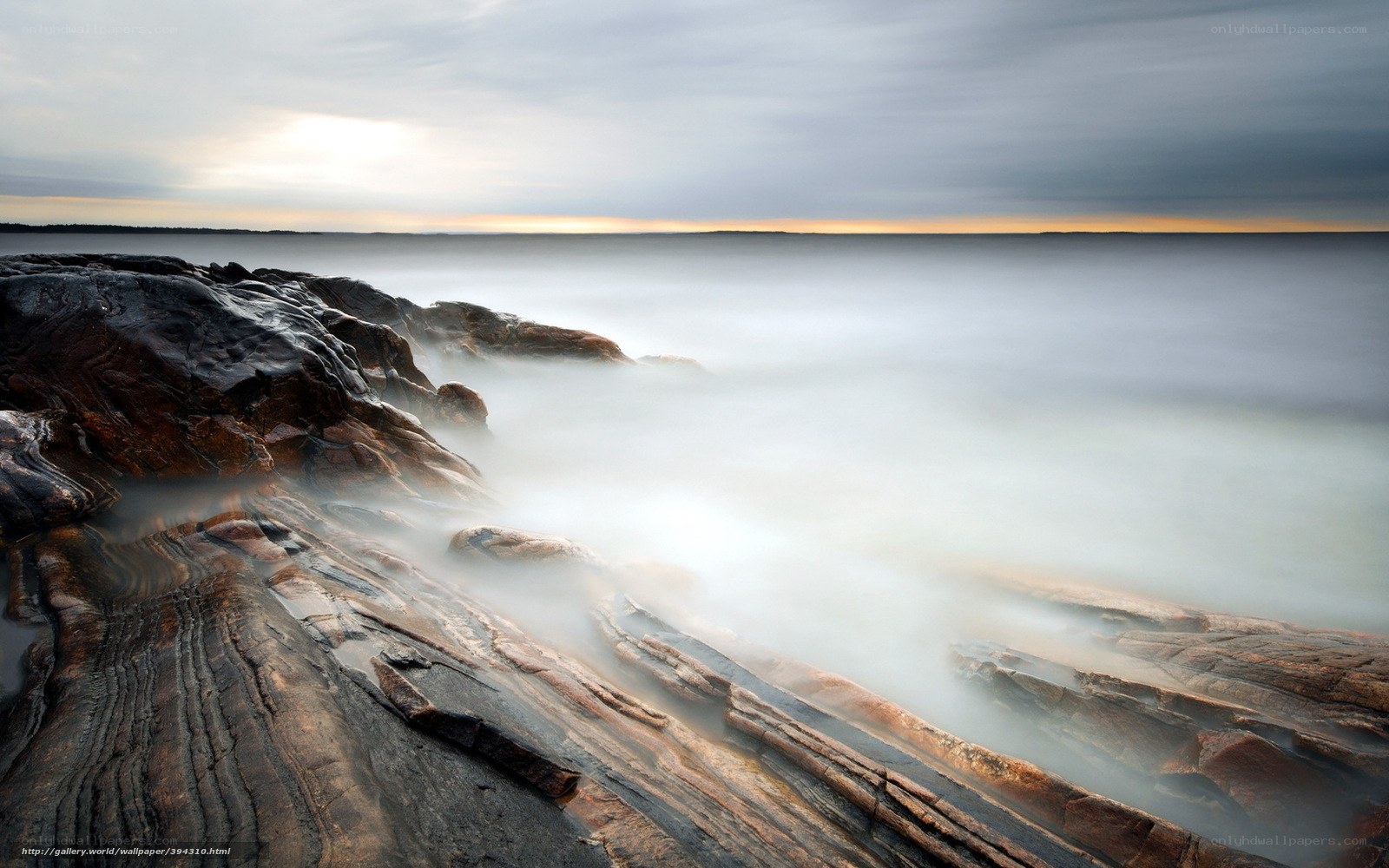 Rocky Coast at Sunset