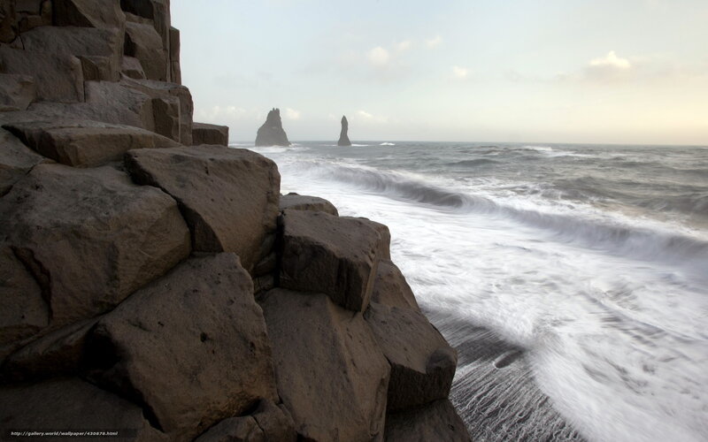 Rocky coast with sea stacks