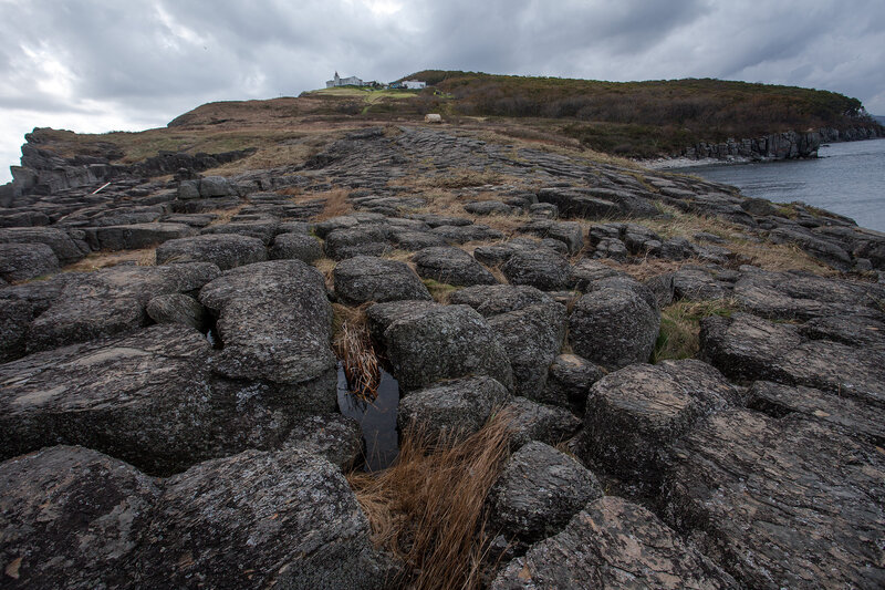 Rocky Coastal Landscape — Gray, Dramatic