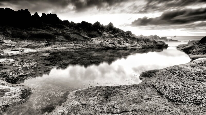 Rocky coastal tide pool