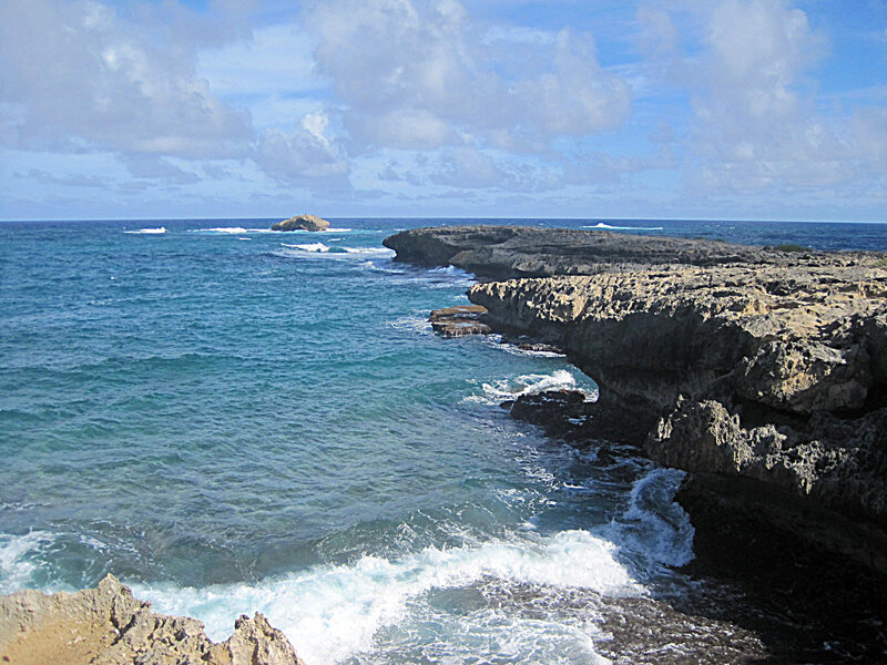 Rocky Coastline — Blue