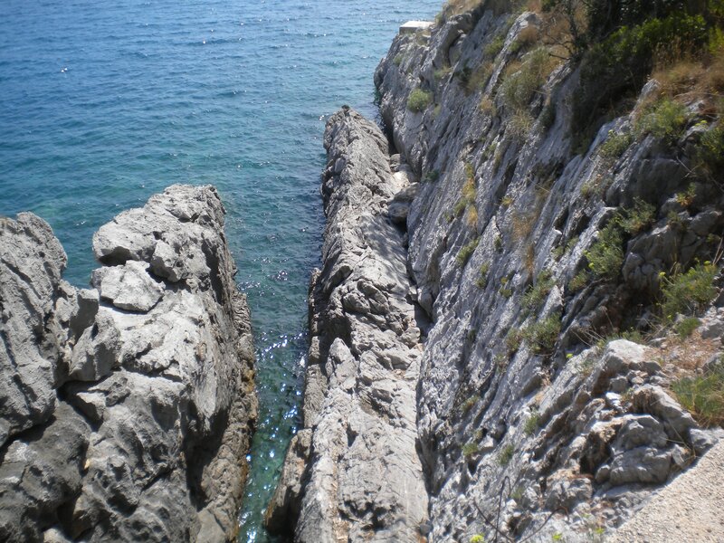 rocky coastline by the sea