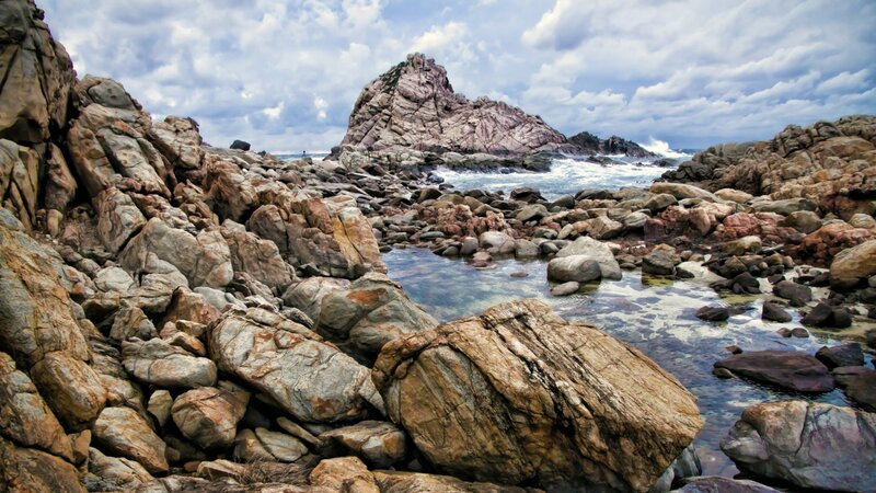 Rocky Coastline — Gray