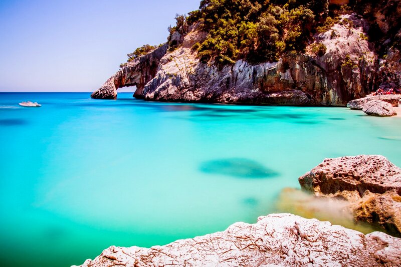 Rocky Coastline with Arch