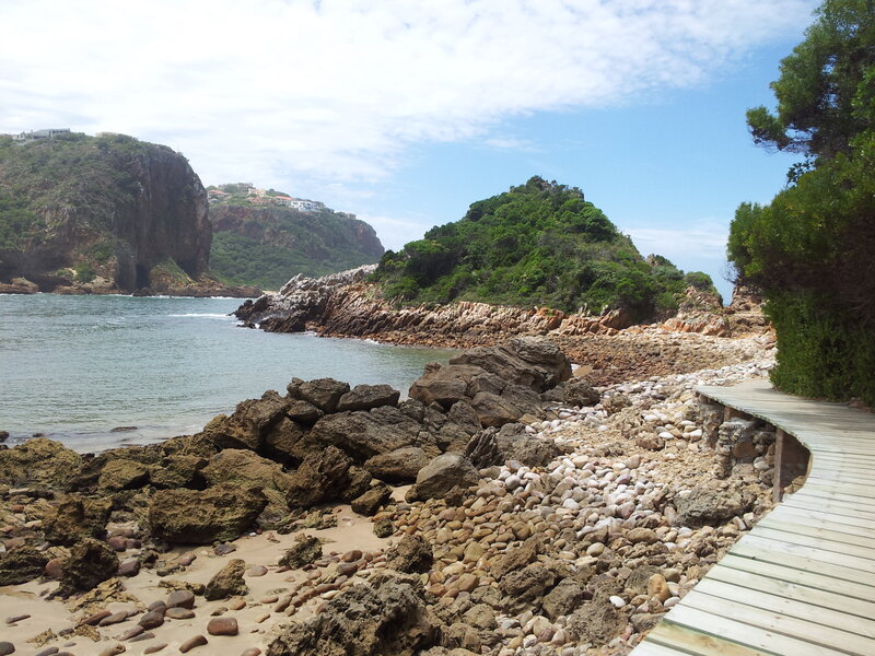 Rocky Coastline with Boardwalk