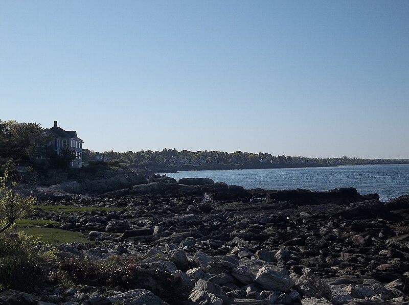 Rocky Coastline with House