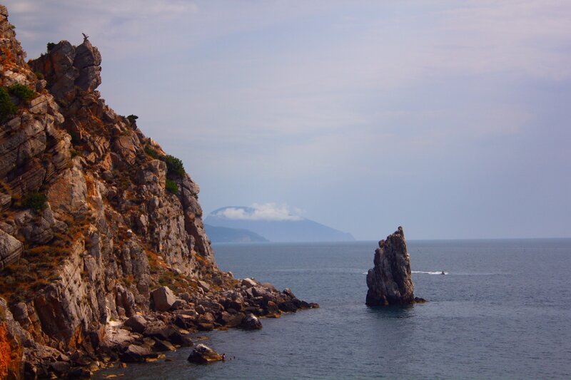 Rocky Coastline with Sea Stack