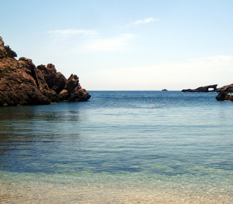 Rocky Cove with Sea