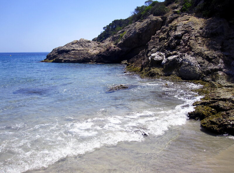 Rocky Cove with Waves