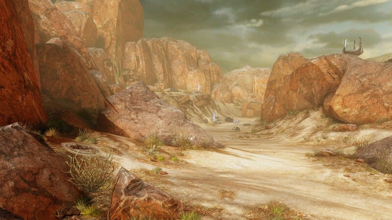 Rocky Desert Canyon — Brown, Desolate