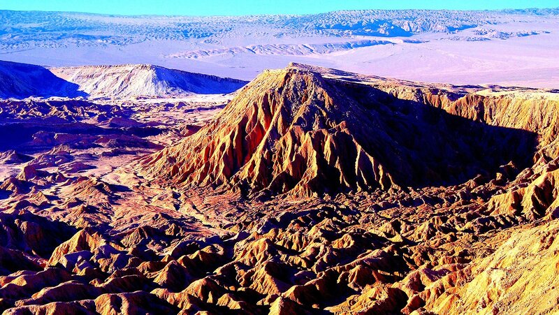 Rocky Desert Canyon — Orange, Arid