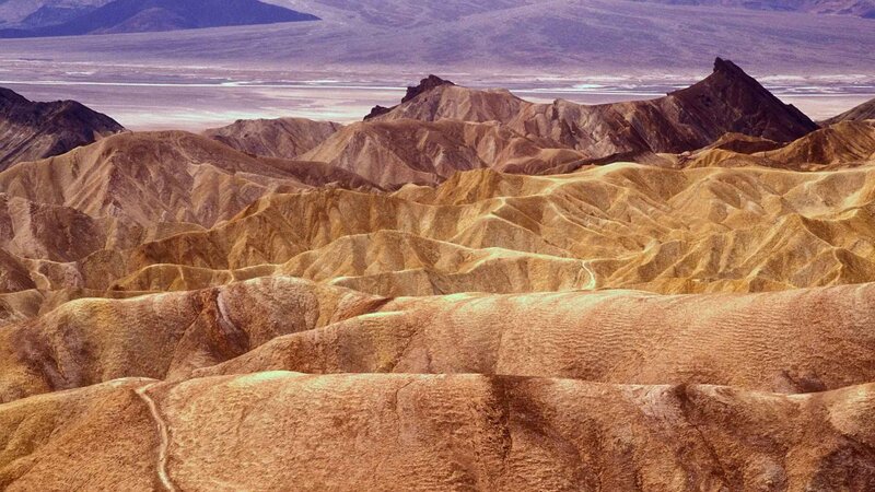 Rocky Desert Landscape — Brown, Arid, Afternoon, Photograph, Mountains