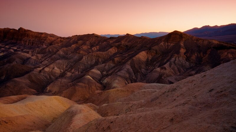 Rocky Desert Landscape — Pink