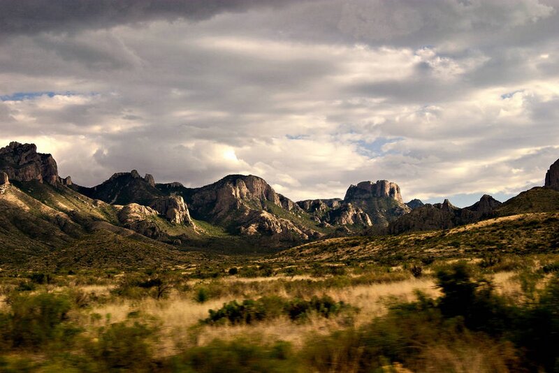 Rocky Desert Mountains — Brown