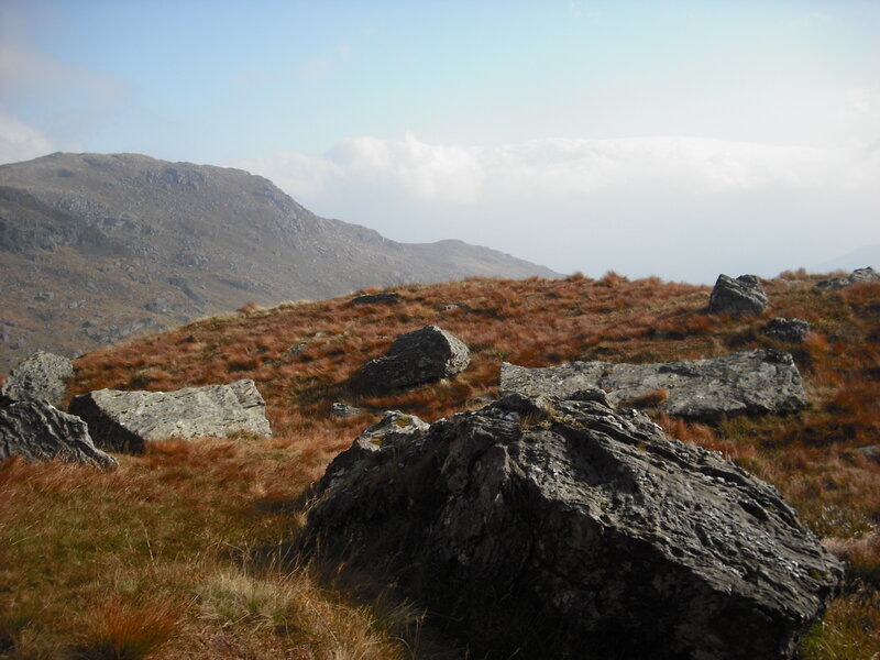 Rocky Hillside with Grass
