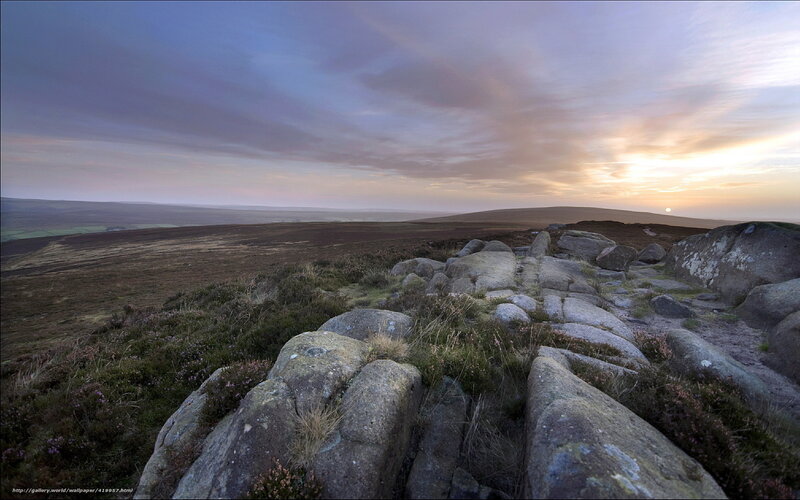 Rocky Hilltop at Sunrise
