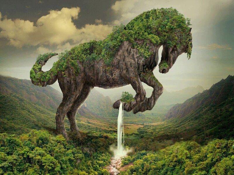 Rocky Horse-shaped Island