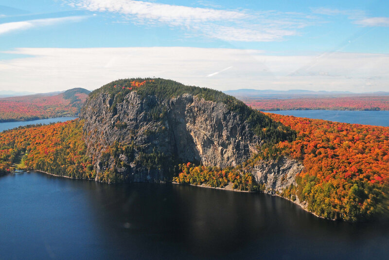 Rocky Island in Autumn