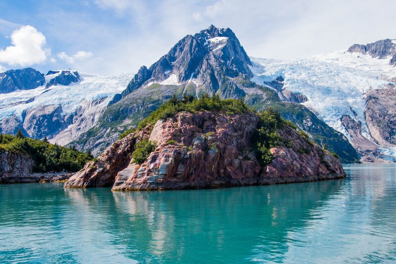 Rocky Island in Glacier Bay