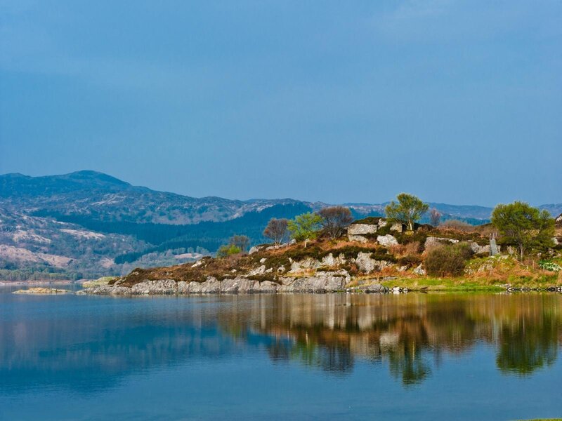 Rocky Island in Lake