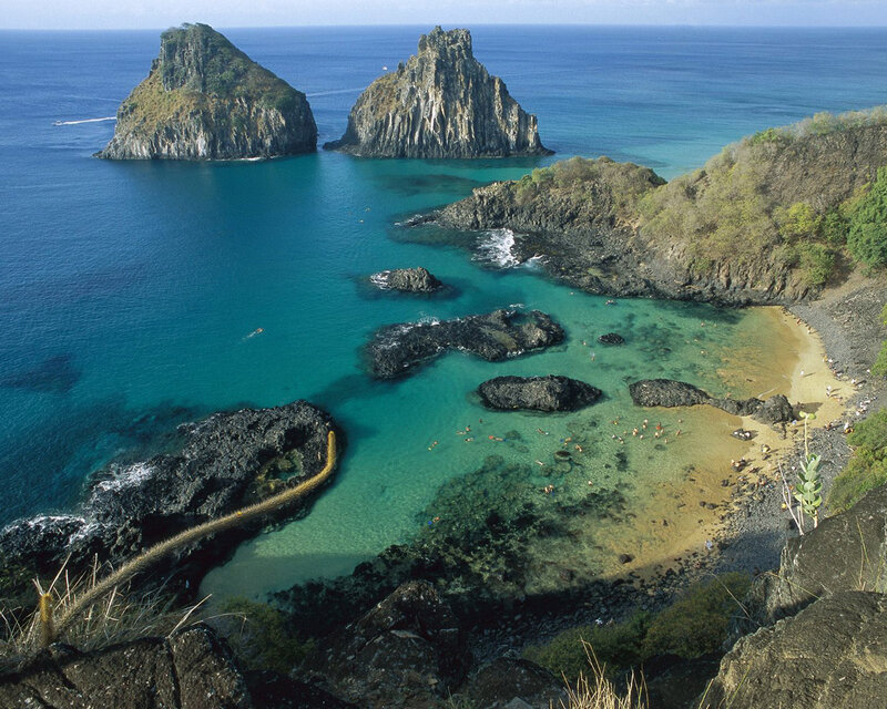 Rocky Islands in Bay