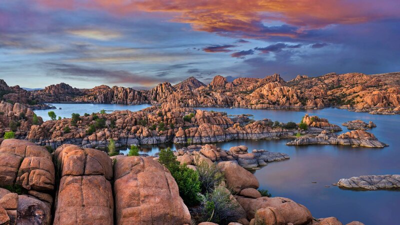 Rocky Islands in Lake