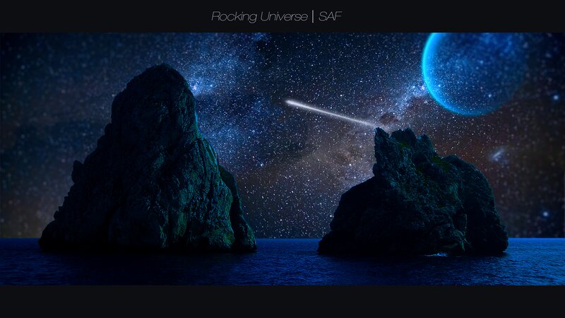 Rocky Islands under Stars