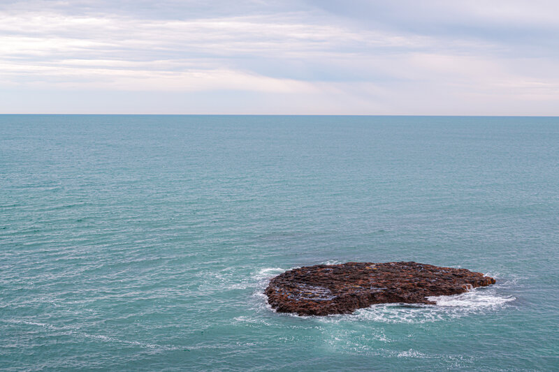 Rocky Islet in Ocean