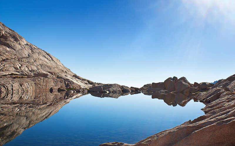 Rocky Lake Reflection