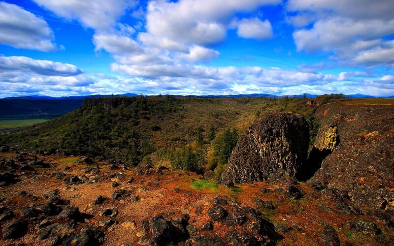 rocky landscape under blue sky