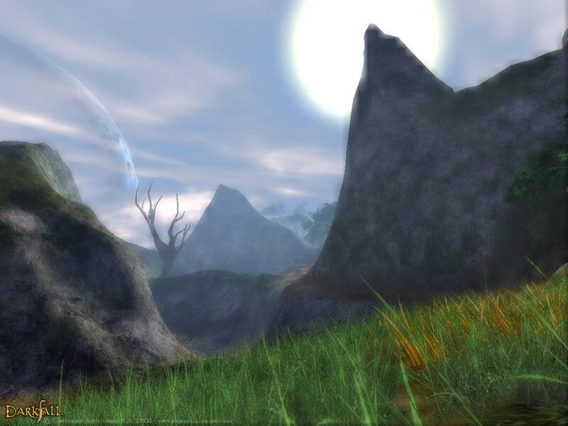 Rocky Landscape with Grass