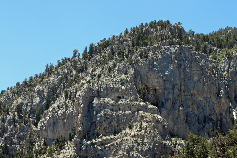 Rocky Mountain Cliff — Blue, Serene, Afternoon