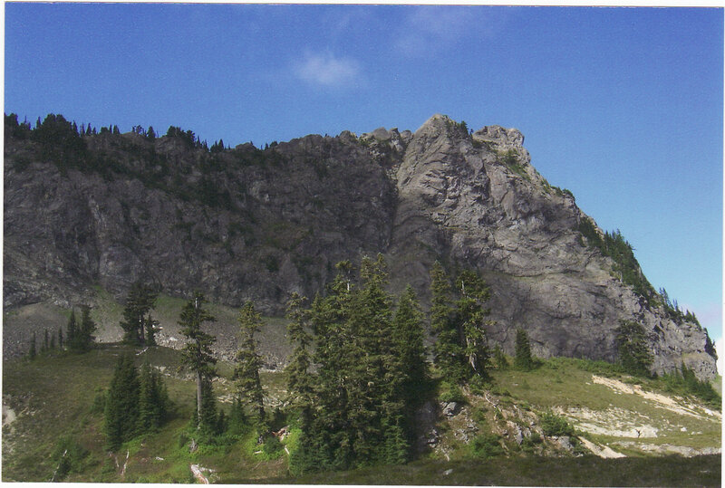 Rocky Mountain Cliff — Blue, Serene