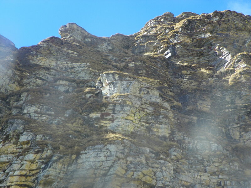 Rocky Mountain Cliff — Blue