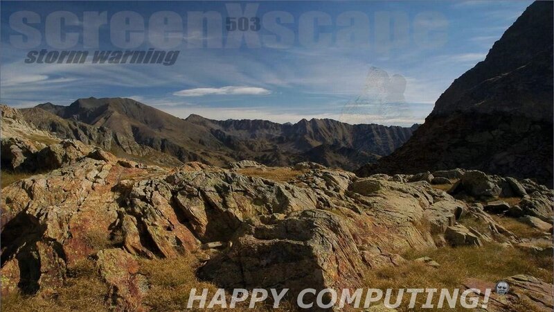 Rocky Mountain Landscape — Brown
