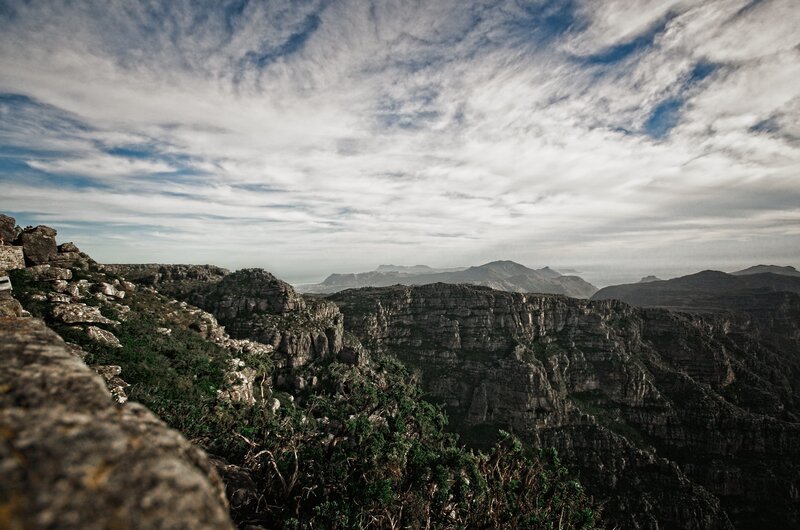 Rocky Mountain Landscape — Gray