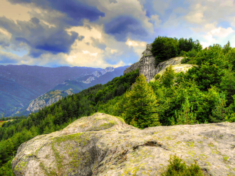 Rocky Mountain Landscape — Green, Dramatic