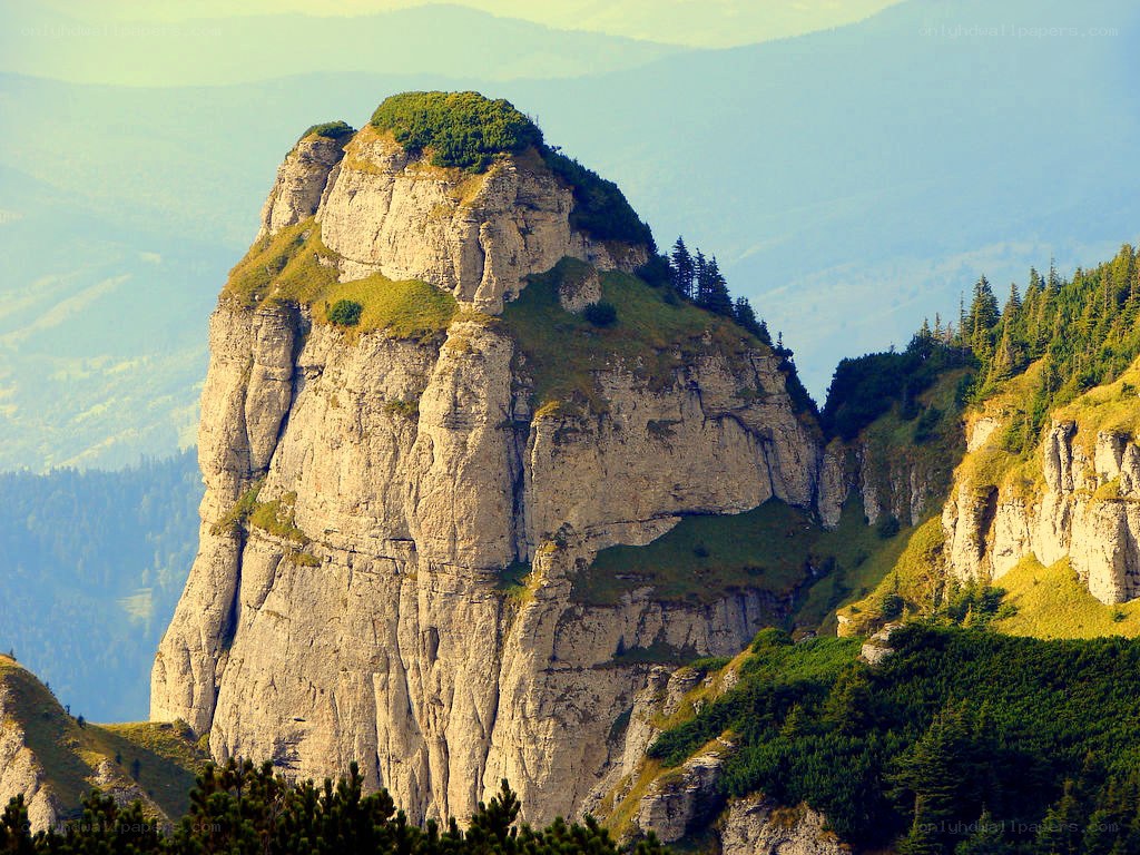 Rocky mountain peak