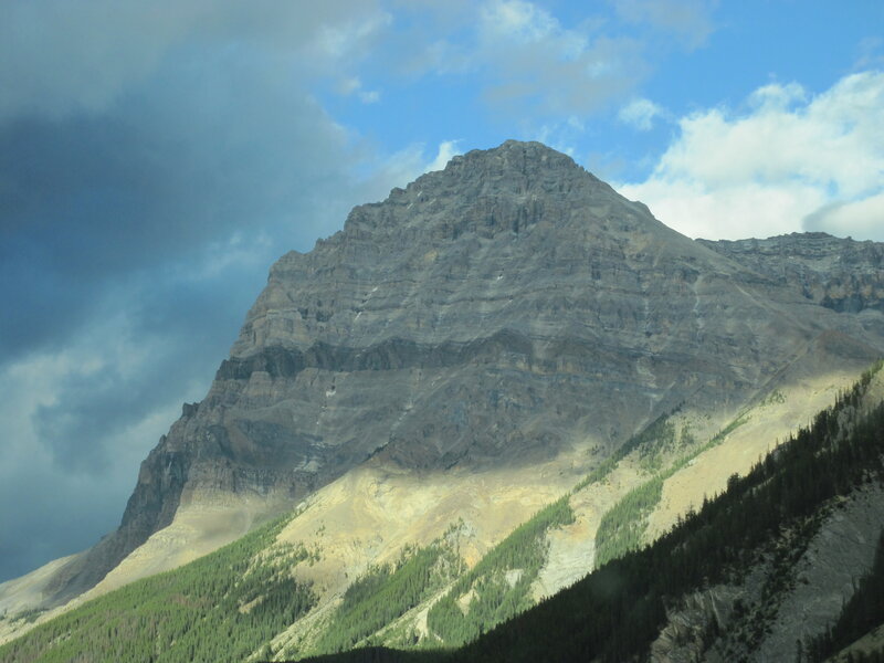 Rocky Mountain Peak — Blue, Dramatic, Afternoon, Photograph, Clouds