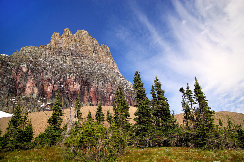 Rocky Mountain Peak — Blue, Dramatic, Afternoon