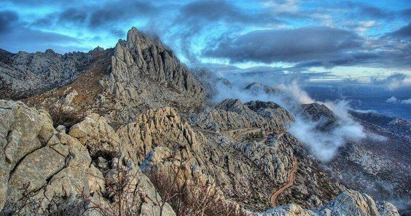 Rocky Mountain Peak — Blue, Dramatic, Morning
