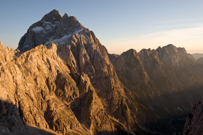 Rocky Mountain Peak — Brown, Dramatic, Sunset