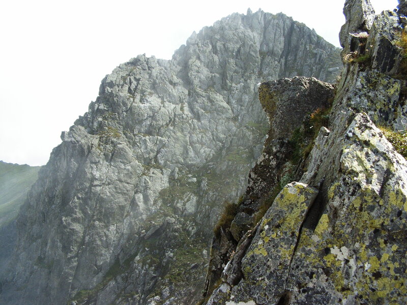 Rocky Mountain Peak — Gray, Dramatic, Photograph