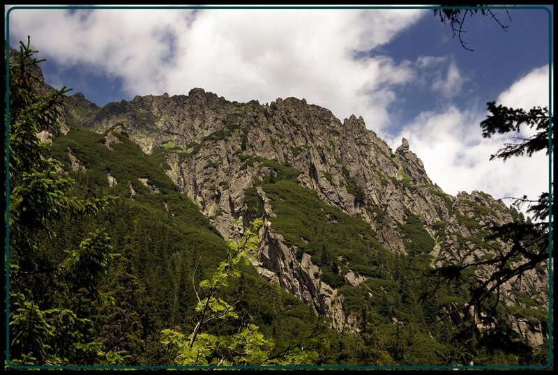 Rocky Mountain Peak — Green, Dramatic, Afternoon, Photograph