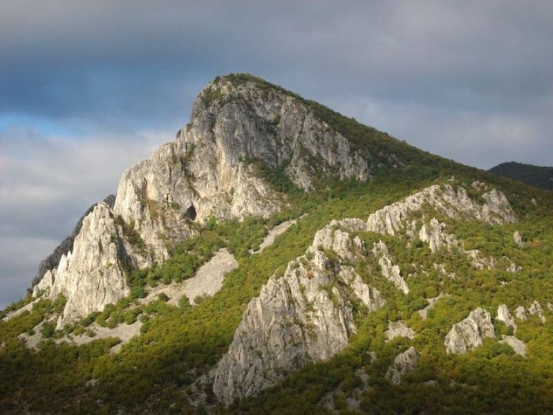 Rocky Mountain Peak — Green, Dramatic, Afternoon