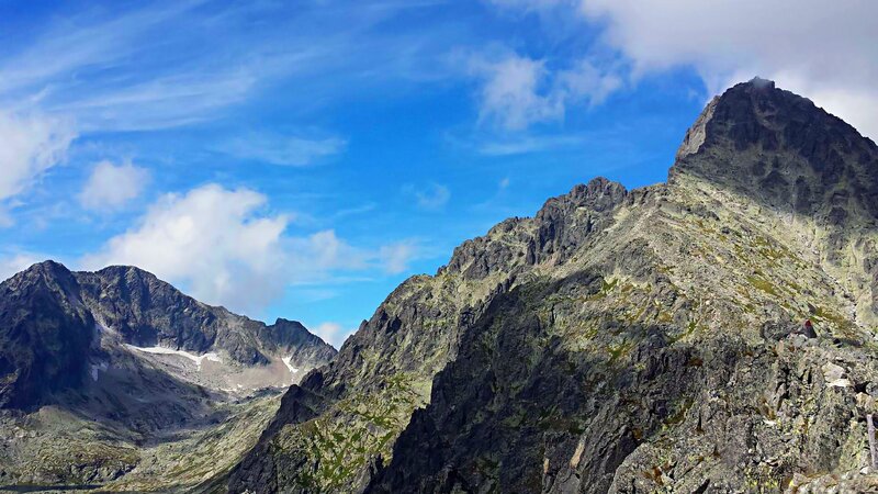 Rocky Mountain Peaks — Blue, Dramatic, Afternoon, Photograph