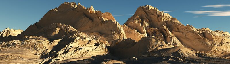Rocky Mountain Peaks — Brown, Dramatic, Afternoon, Photograph